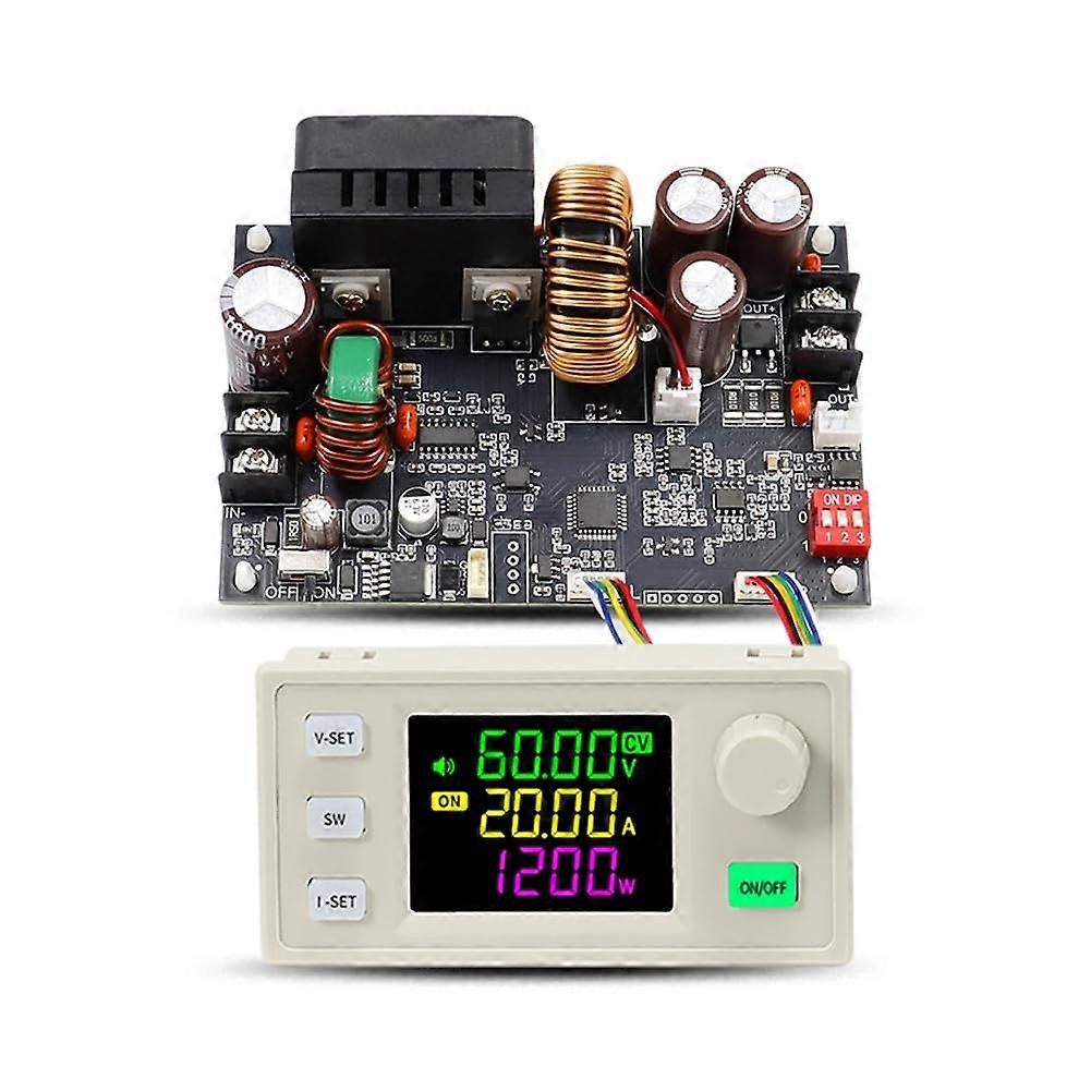 CNC DC Power Supply 60V 20A Adjustable 1200W  Current Constant Voltage Current StepDown Module