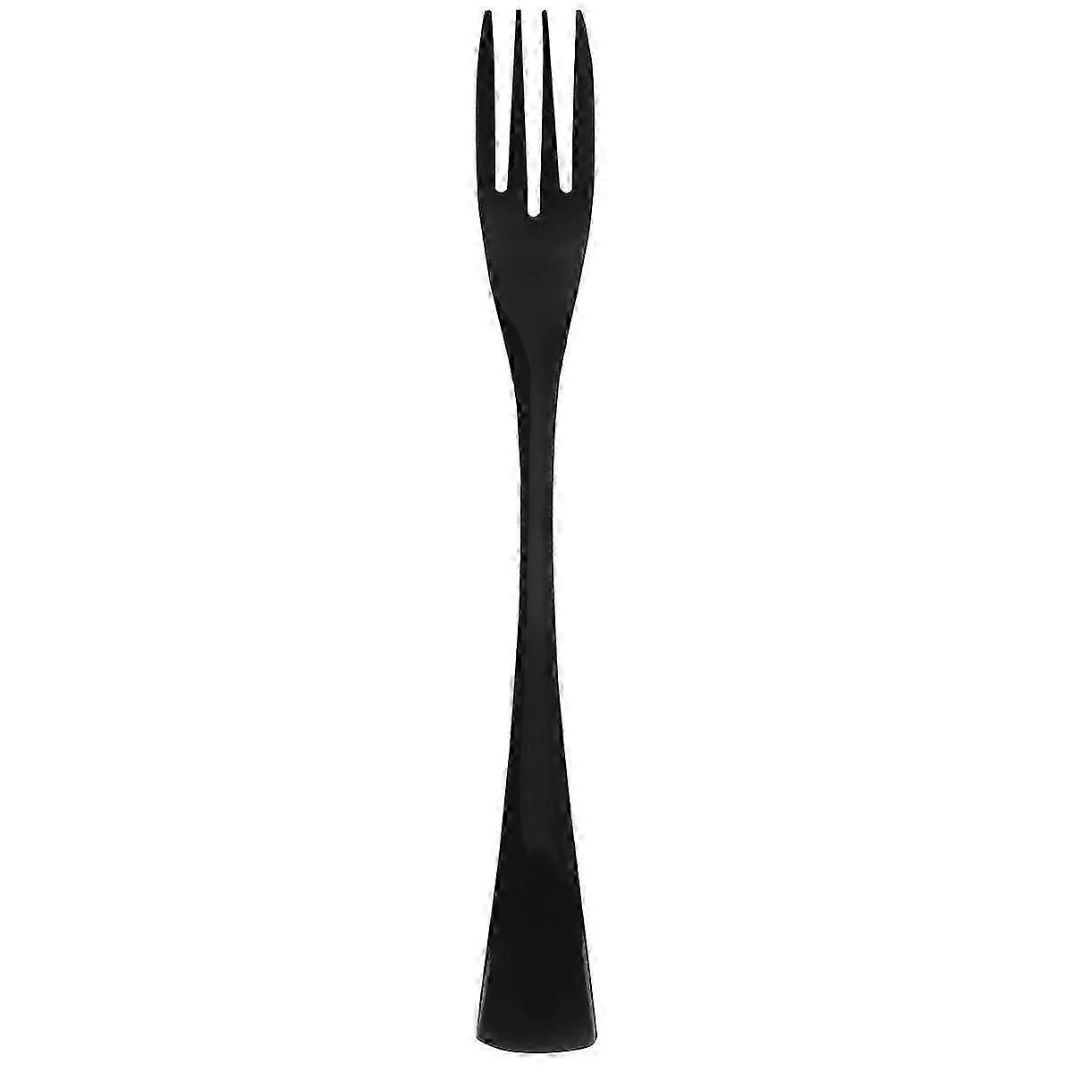Metal Tableware Black Stainless Steel Fork for Home Use