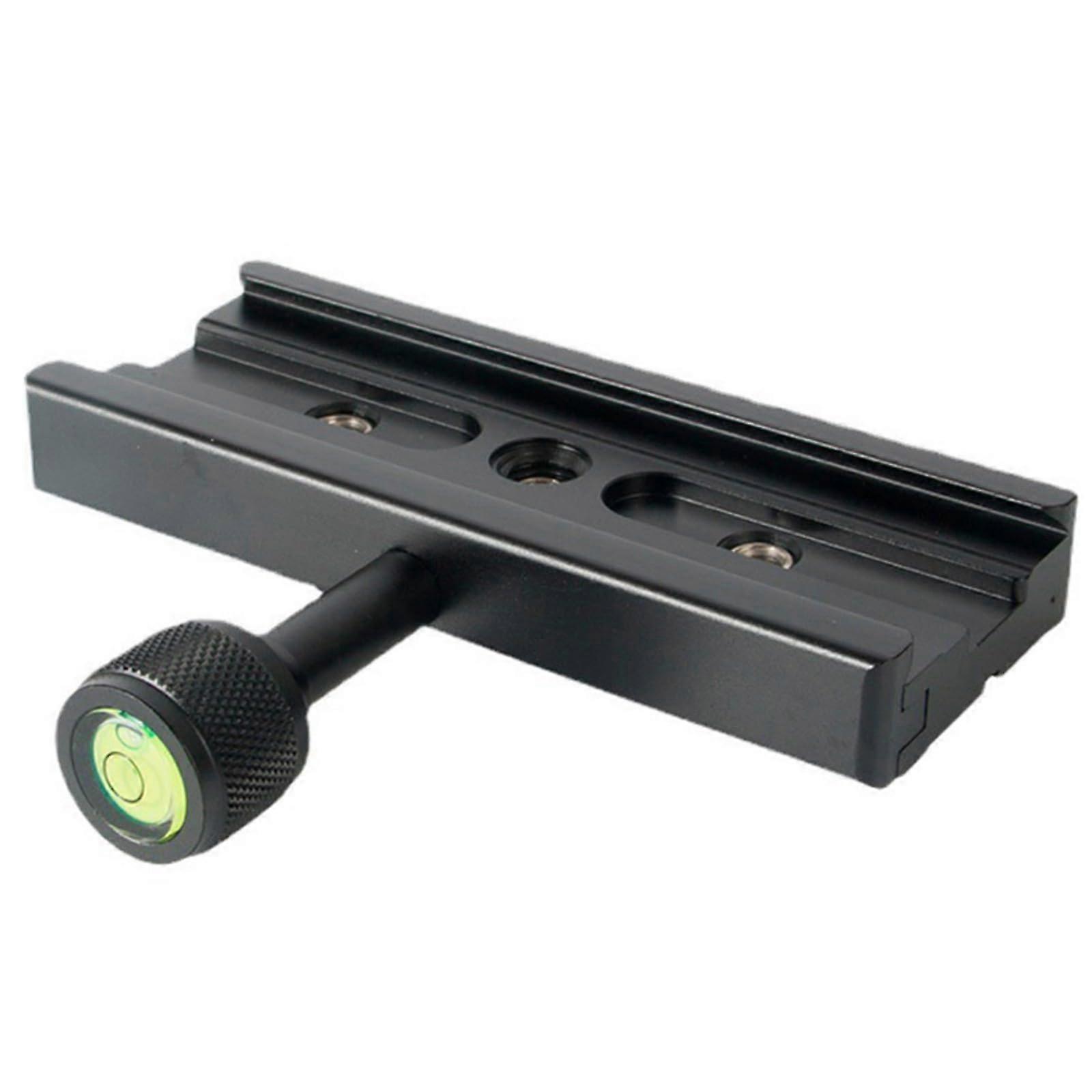 120mm DSLR Quick Release Plate Clamp for Tripod Stabilizers with Secure Mount and Rotating Knob