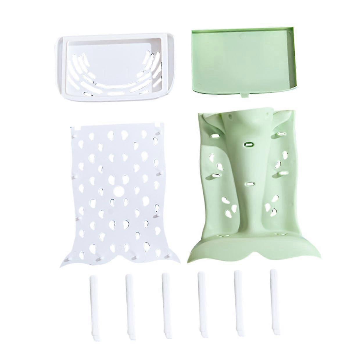 Bottle Drying Rack with UpsideDown Design, SpaceSaving Countertop Bottle Holder, Stable Base