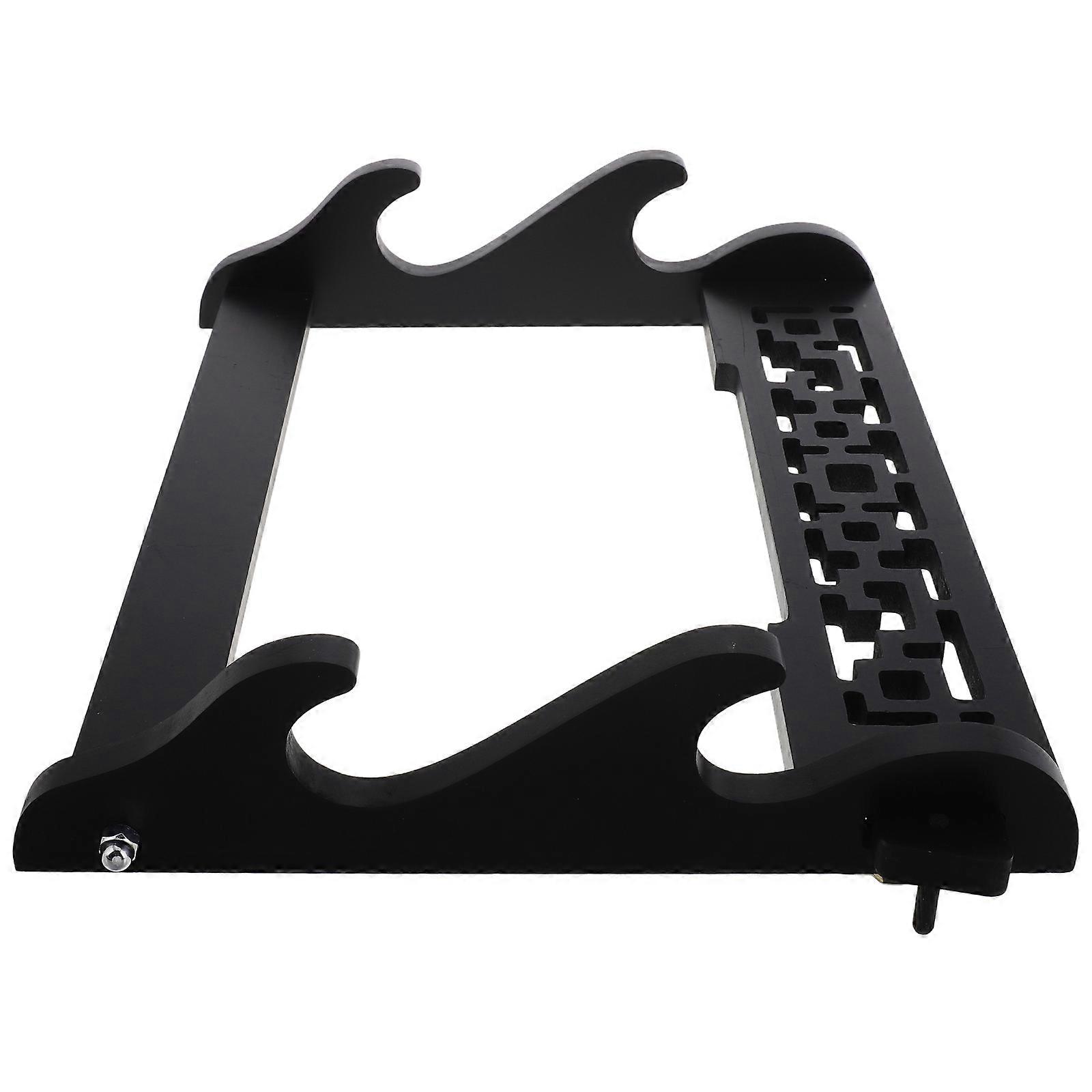 Sword Stand 2-Tier Display Stand Bracket Wall Mount for 3Pcs Sword Storage