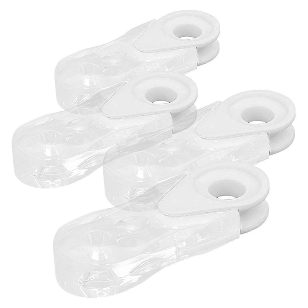 Plastic Window Blinds Pull Cord Knobs for Curtains Assorted Color Practical Function 4Pcs