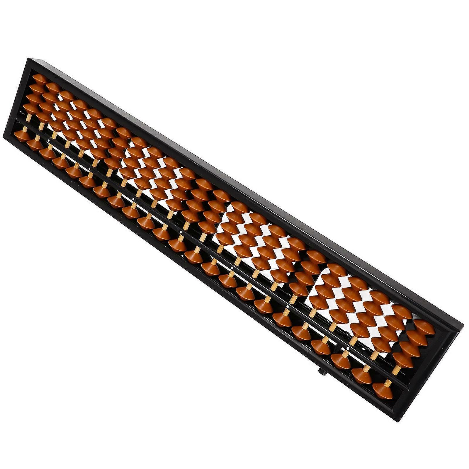 Chinese Vintage Abacus Tool for Math Learning 5Pcs Set Plastic Material