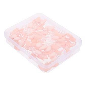 Lidschattenpinsel mit zwei Enden, praktisch, 50 Stück, für Make-up-Applikatoren