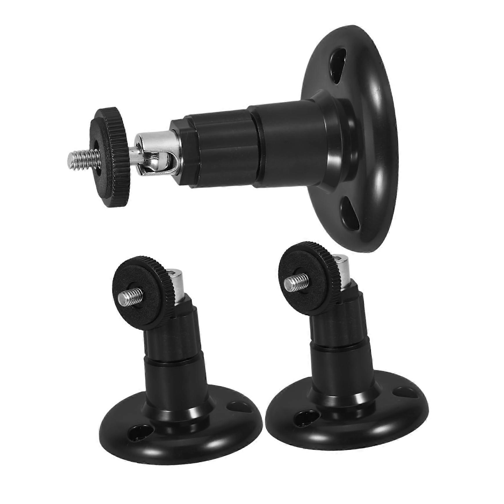Security Camera Wall Mount Bracket 3pcs Adjustable Outdoor CCTV Camera Holder with Precise Angle Adjustment