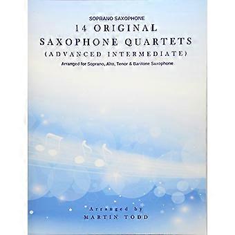 14 originele saxofoonkwartetten (gevorderd gemiddeld): Sopraansaxofoon