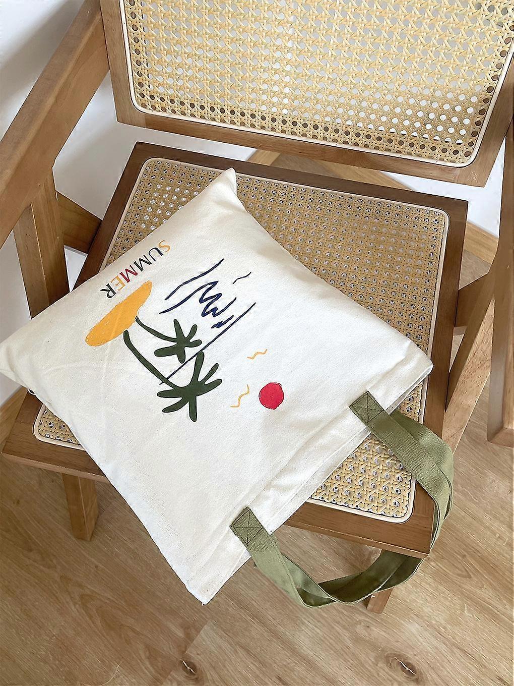 Women's Canvas Bag, Color-blocked, For Class/Study