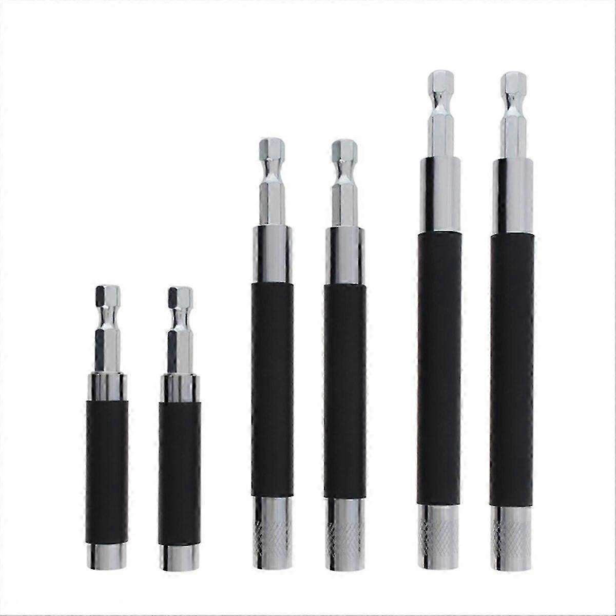 6pcs Scalable Magnetic Screw Drive Guide Drill Bit Tip Holder