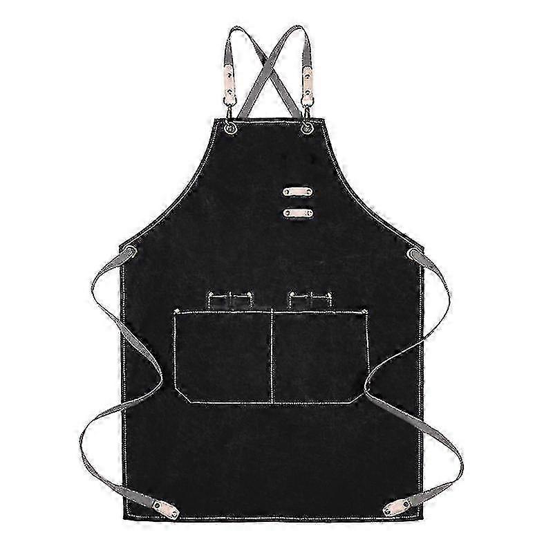 1pcs Halter Apron For Restaurant Cafe Bbq