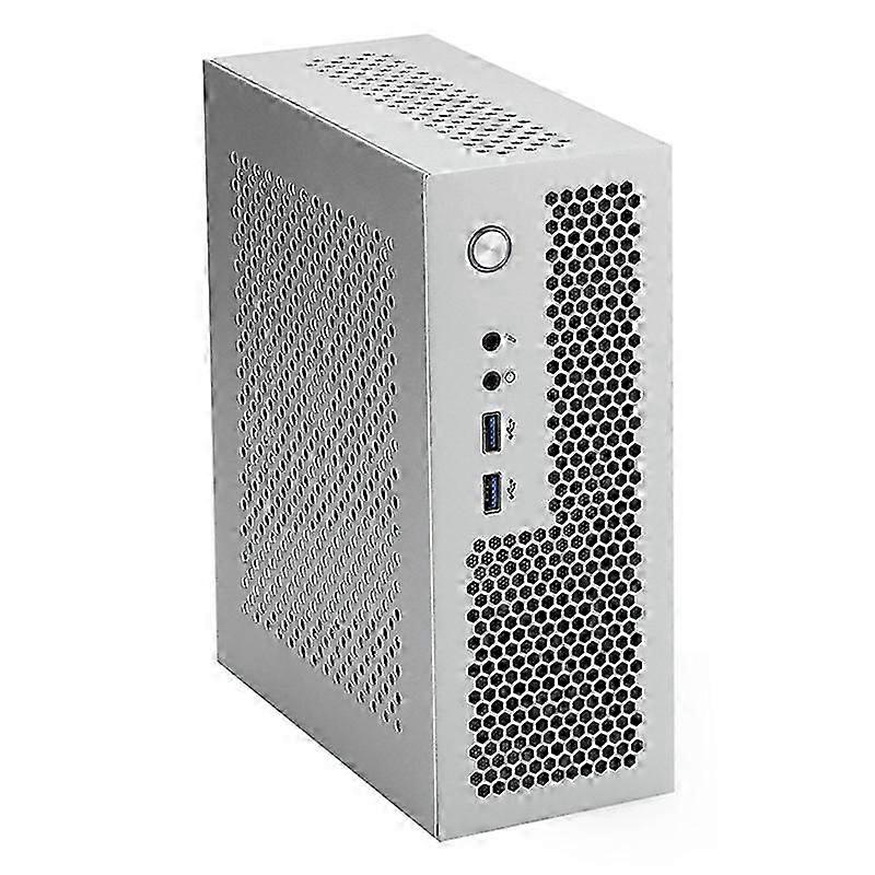 A09 HTPC Computergehäuse Mini ITX USB3.0 Computergehäuse Silber