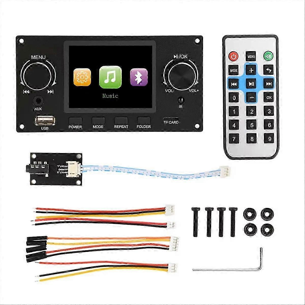 Lossless Audio Decoder Board Featuring 2.8 Inch TFT Color Screen