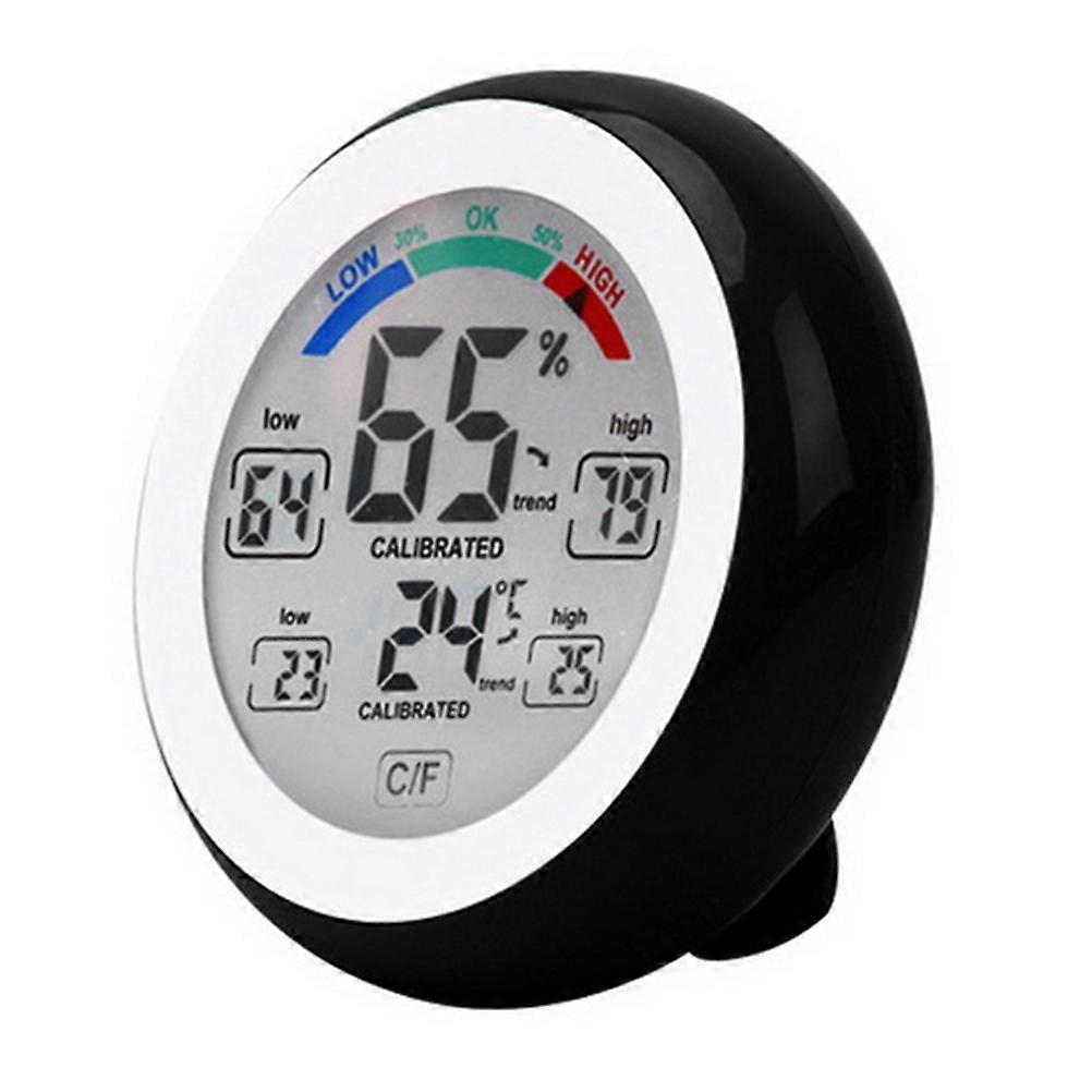 Digital Touchscreen Temperature Gauge Multi-Functional Hygrometer