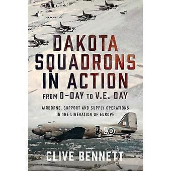 Dakota-eskaders in actie van D-Day tot V-Day: luchtlandings-, ondersteunings- en bevoorradingsoperaties tijdens de bevrijding van Europa.
