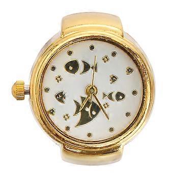 Elegant Quartz Women's Watches Ring Design Finger Watch Gift Giving 1Pc