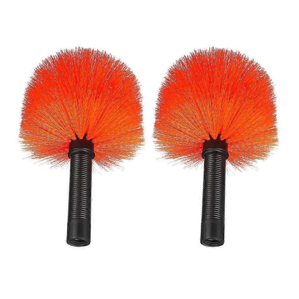 Spider Web Brush Cobweb Duster Head for Indoor Cleaning 2Pcs Plastic
