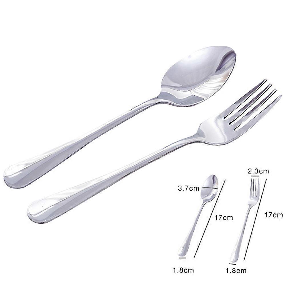 Children's Flatware Set Kids Silverware Fork and Spoon Set 6Pcs