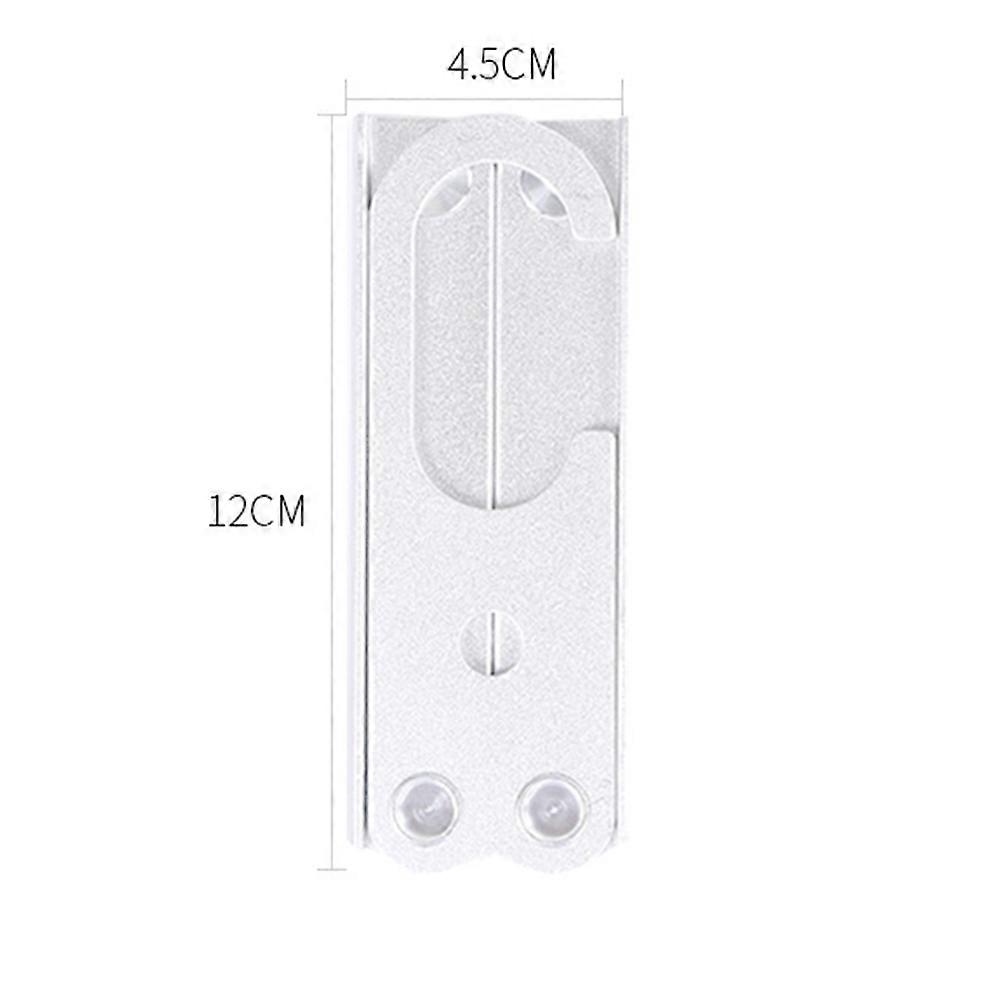 Portable Folding Hangers for Drying Clothes 2Pcs Silver