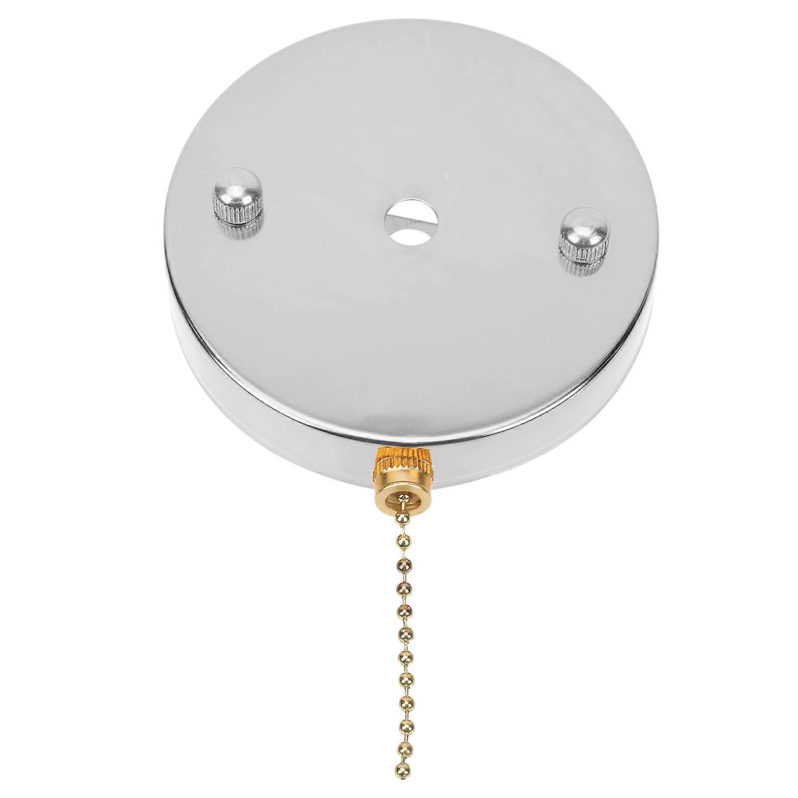 Durable Wall Pull Chain Lamp Pullswitch for Ceiling Fan Accessory 1Set