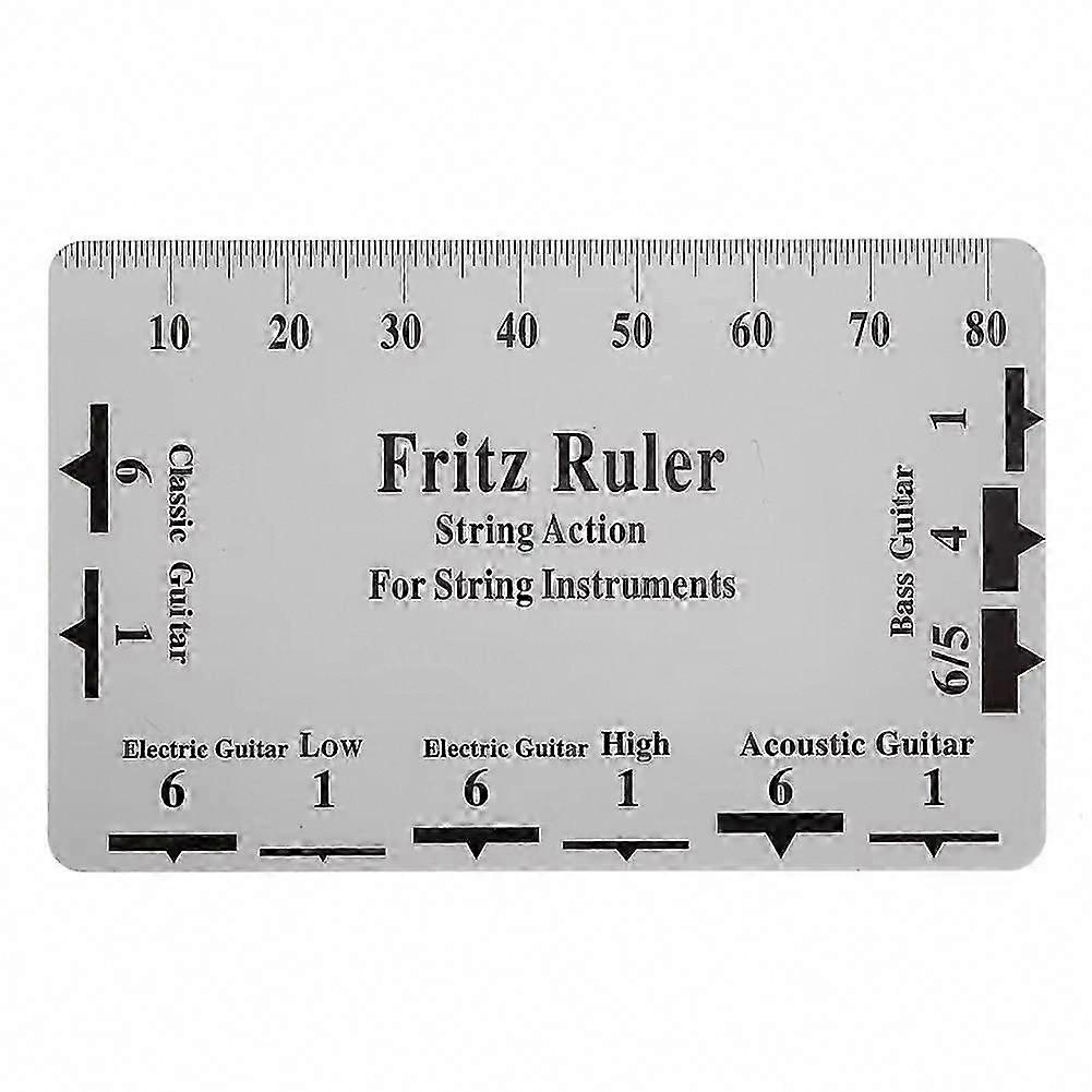 Guitar String Height Measurement Tool for Luthier Setup