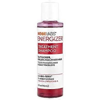 Hobe Labs, Energizer™, Treatment Shampoo, For Thicker, Fuller, Healthier Hair, 4 fl oz (118 ml), 2-P