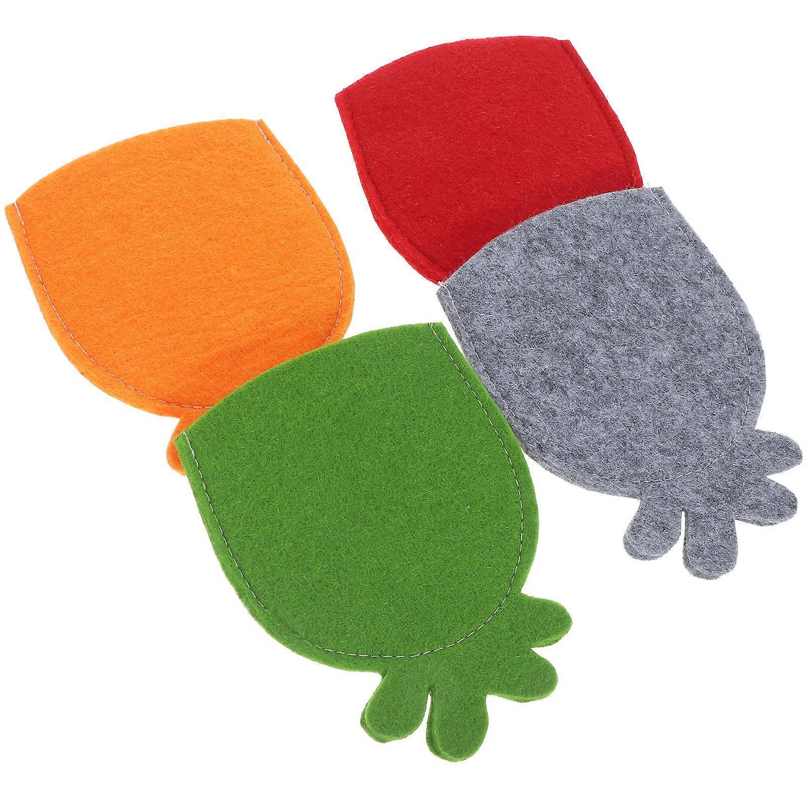 Pineapple Egg Holders Felt Material for 32Pcs Easter Table Decor