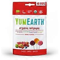 Fruit Lollipops 8 Flavors Bio 40 units