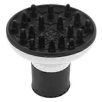 Difusor para secador de cabelo ideal para cabelos cacheados, tamanho universal, bocal grande para secagem rápida, reduz danos causados ​​pelo calor e frizz, compatível com tomadas de 3,8 a 6,0 cm.