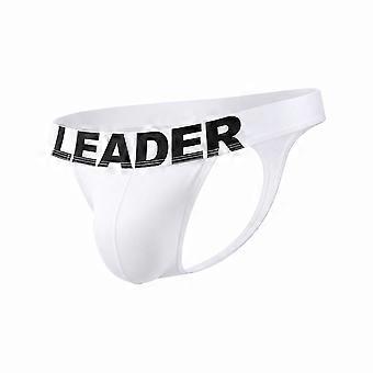 Cueca fio dental LEADER Essentials branca | Roupa íntima masculina | Cueca fio dental masculina