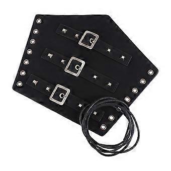 Braccialetti punk artificiali da polso per andare in moto con protezione per il braccio