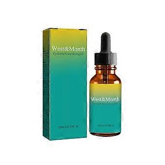 West&Month Eyelash Nourishing Oil, Natural Lengthening And Curling Volumizing Thick Mascara