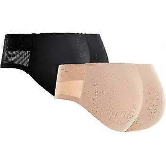 2szt Damska "Wyściełana bielizna Bezszwowy pośladek Hip Enhancer Majtki Hip Pad Shapewear