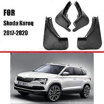 Gjørme klaffer For Skoda Karoq Mudguards Fender Karoq Mud klaff splash Guard Fendere Bil tilbehør auto styline Front Bak 4 stk