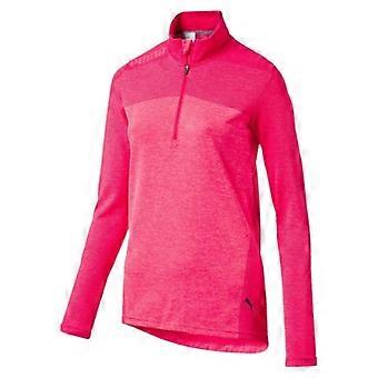 Puma Womens/Ladies Seamless Quarter Zip Golf Fleece Top