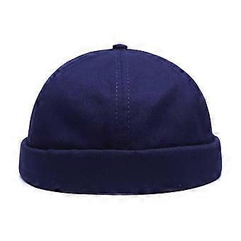 Unisex Zucchetto Senza Tesa Protezione Solare Autunno Inverno Regolabile Colore Puro Sailor Cap per l'uso quotidiano Qinhai