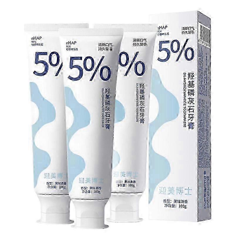 1-3Pcs Hydroxyapatite Toothpaste Probiotic Whitening Toothpaste 100g