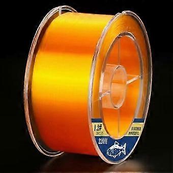Type N 220m Super Strong Fishing Line Gold Monofilament Nylon Fishing Wire for Freshwater/Saltwater 26-27