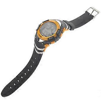 Yellow Waterproof Watch Alike A5106 for Students with Date Function DU