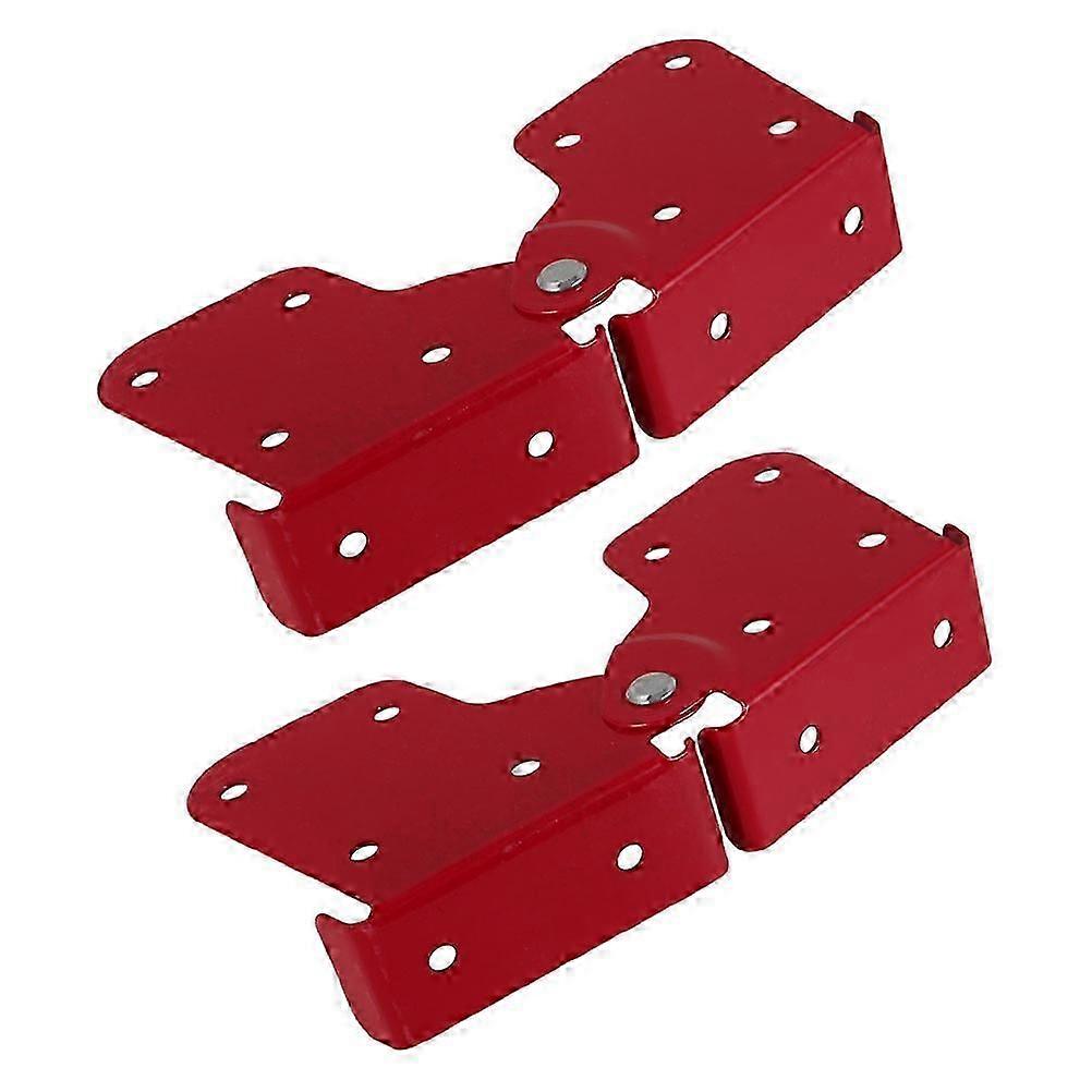 Loft Ladder Hinges Iron Step Ladder Hinge Replacement Kit Engineering Projects 6.2X3.5X1.4in Spacesaving Design 2Pcs