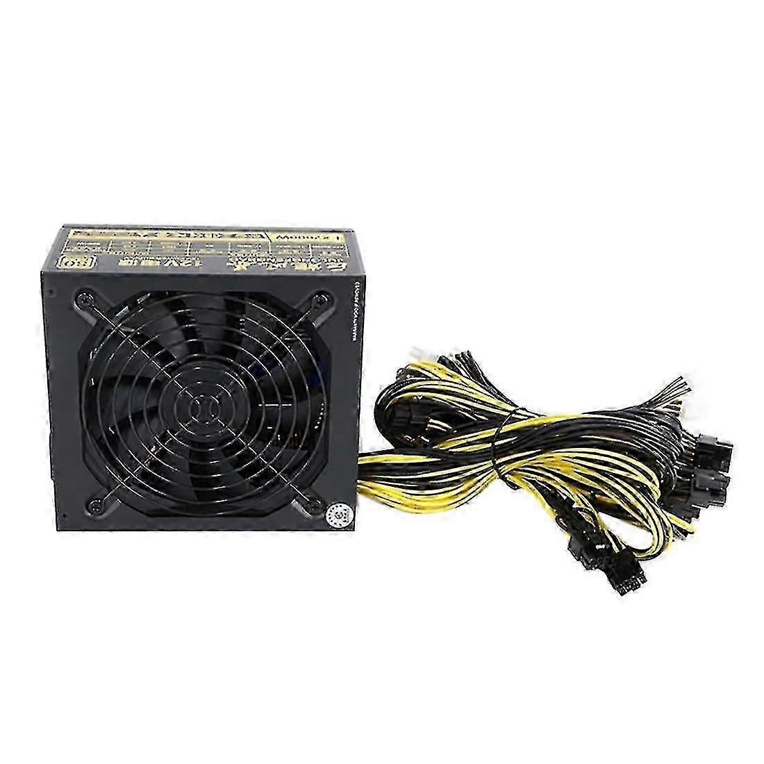 2000w Pc Power Supply Support Eight Graphics Card Interface 4u Single Channel