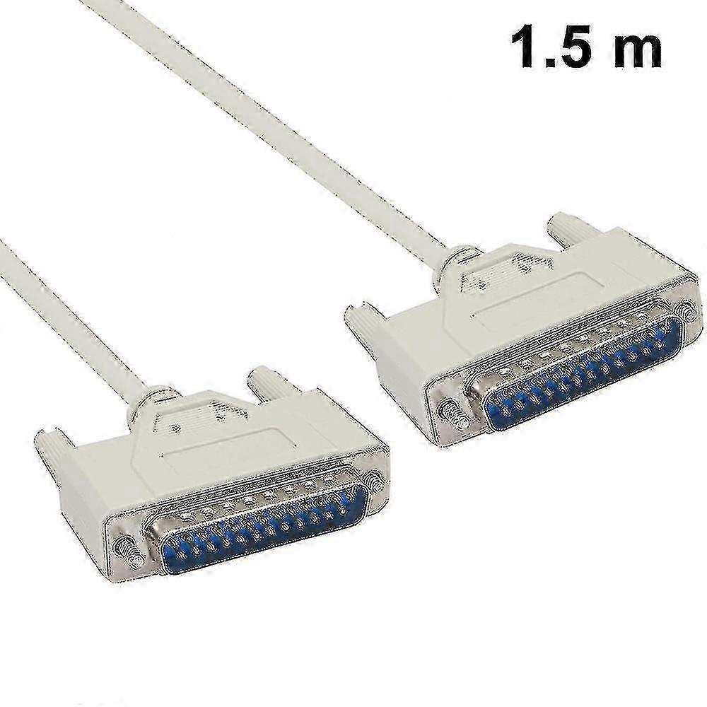 Parallel Db25 Printer Cable For The Connection Between A Computer H A