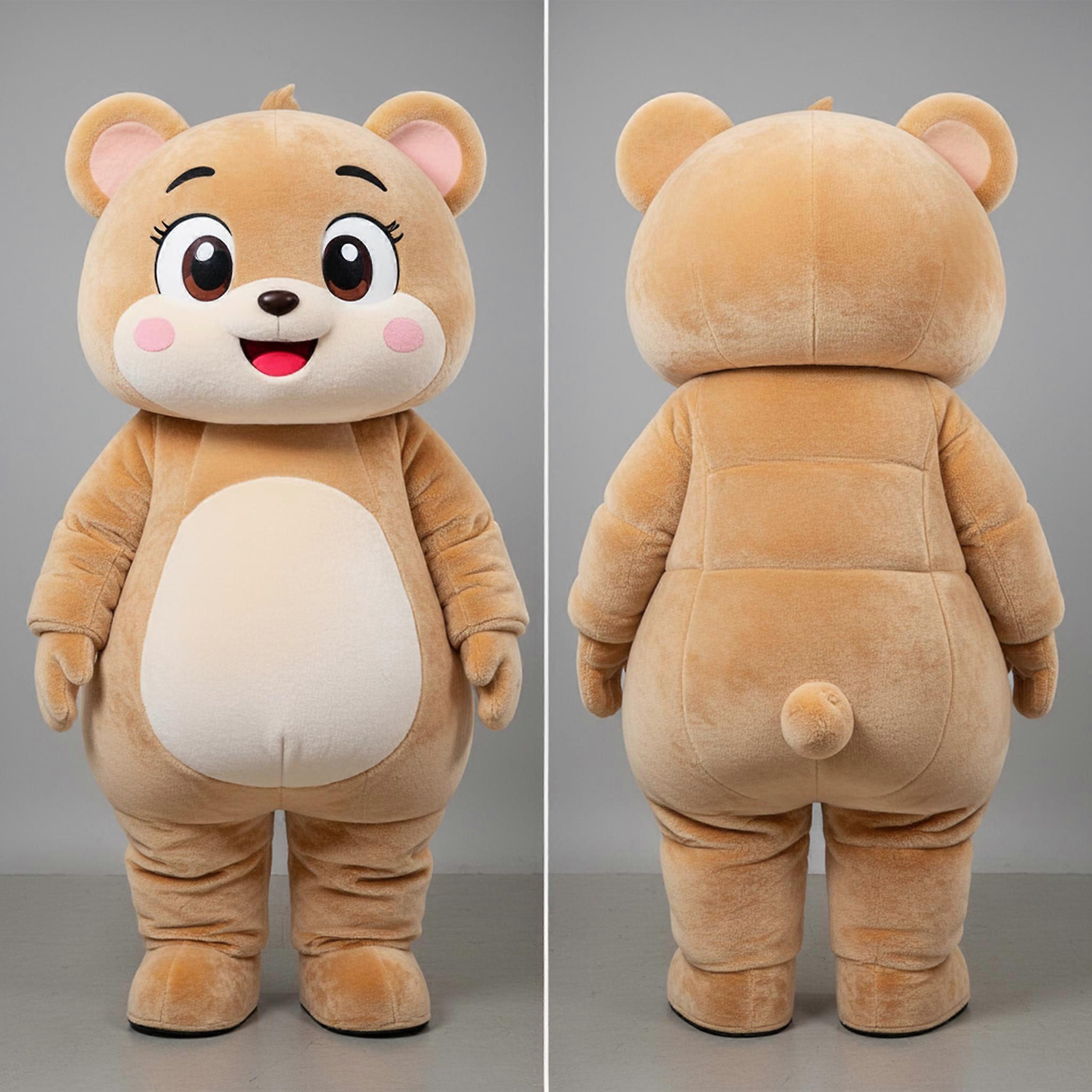 MASTICOT Tan Velvety Pho Mascot