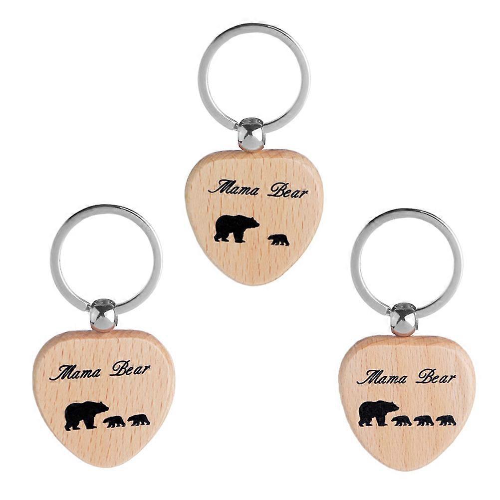 Wood Keychain for Gift Two