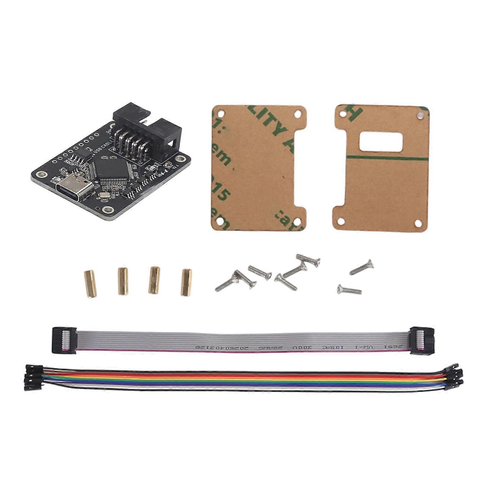 Programmer Board Kit for FPGA Development Work with Cable, Ribbon Cable for Learning and Project Work, Classroom Practice and Signal Transfer Tasks