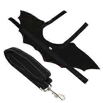 Cat Leash Chest Strap Pet Vest Rope with Bat Wing 3Pcs for Pets