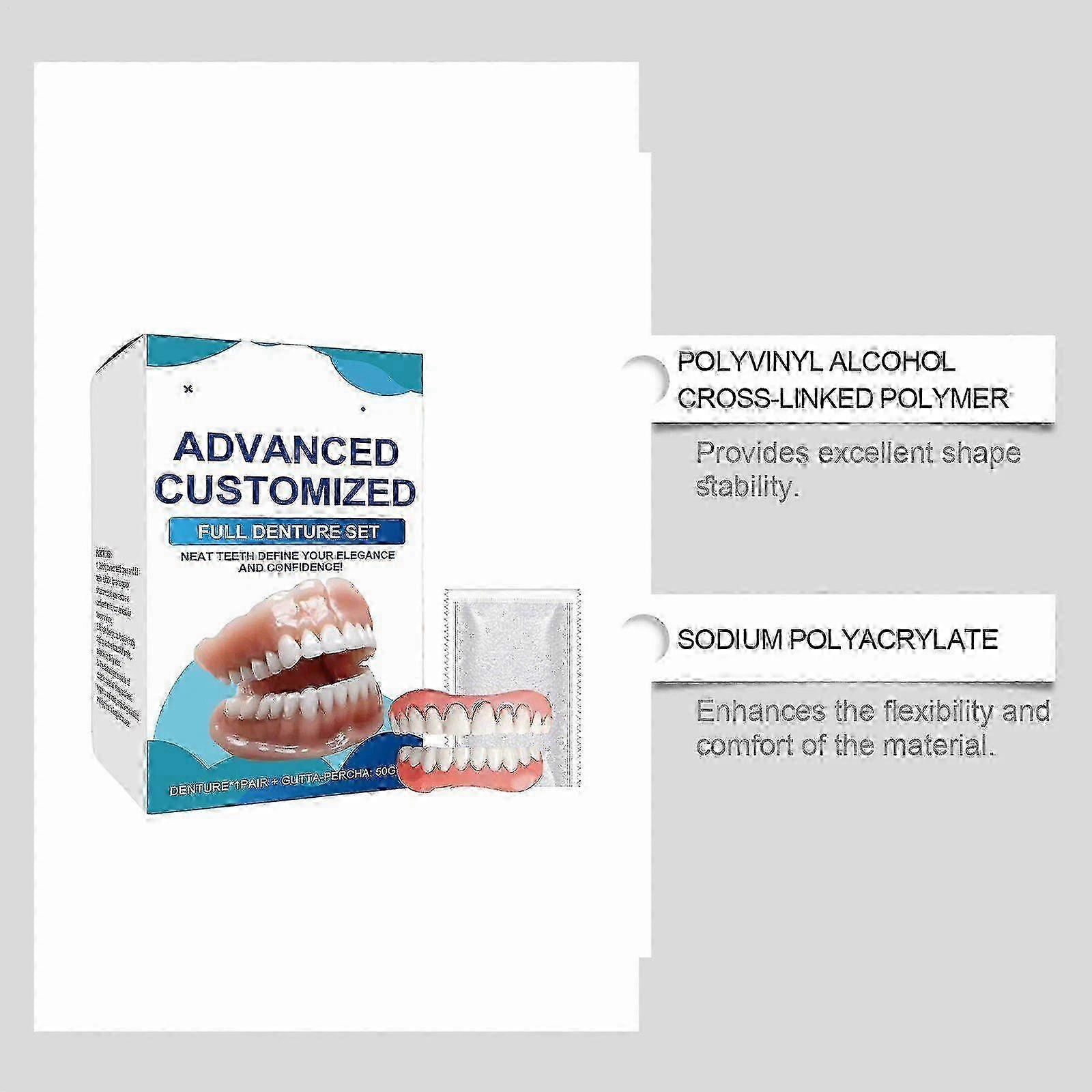 Dual-Material Natural Denture Set