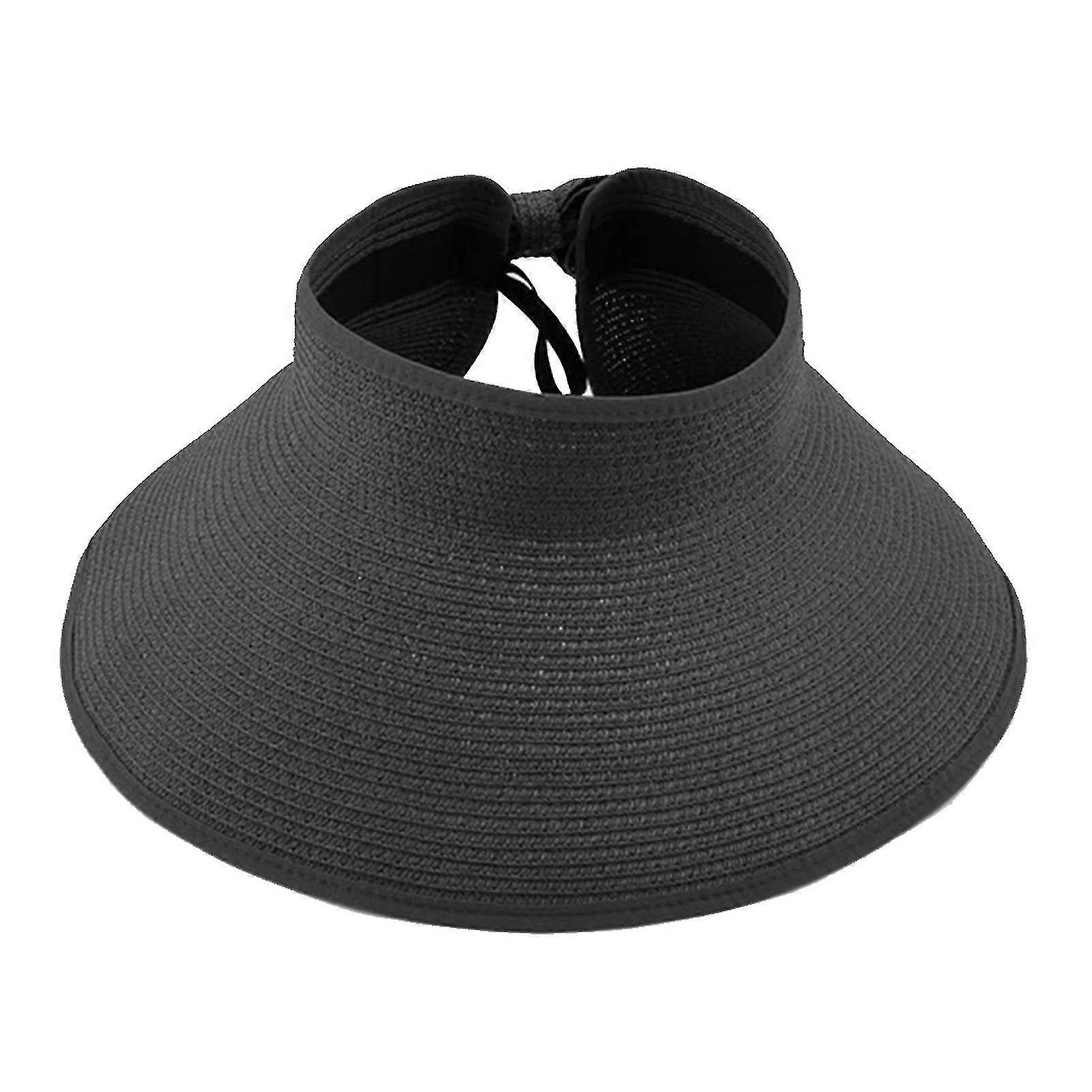 UPF 50+ Roll-Up Straw Hat Adjustable