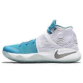 Nike Kyrie 2 Slip Resistant Slip Resistant Mid top Basketball Shoes Men's White Blue 823109-144