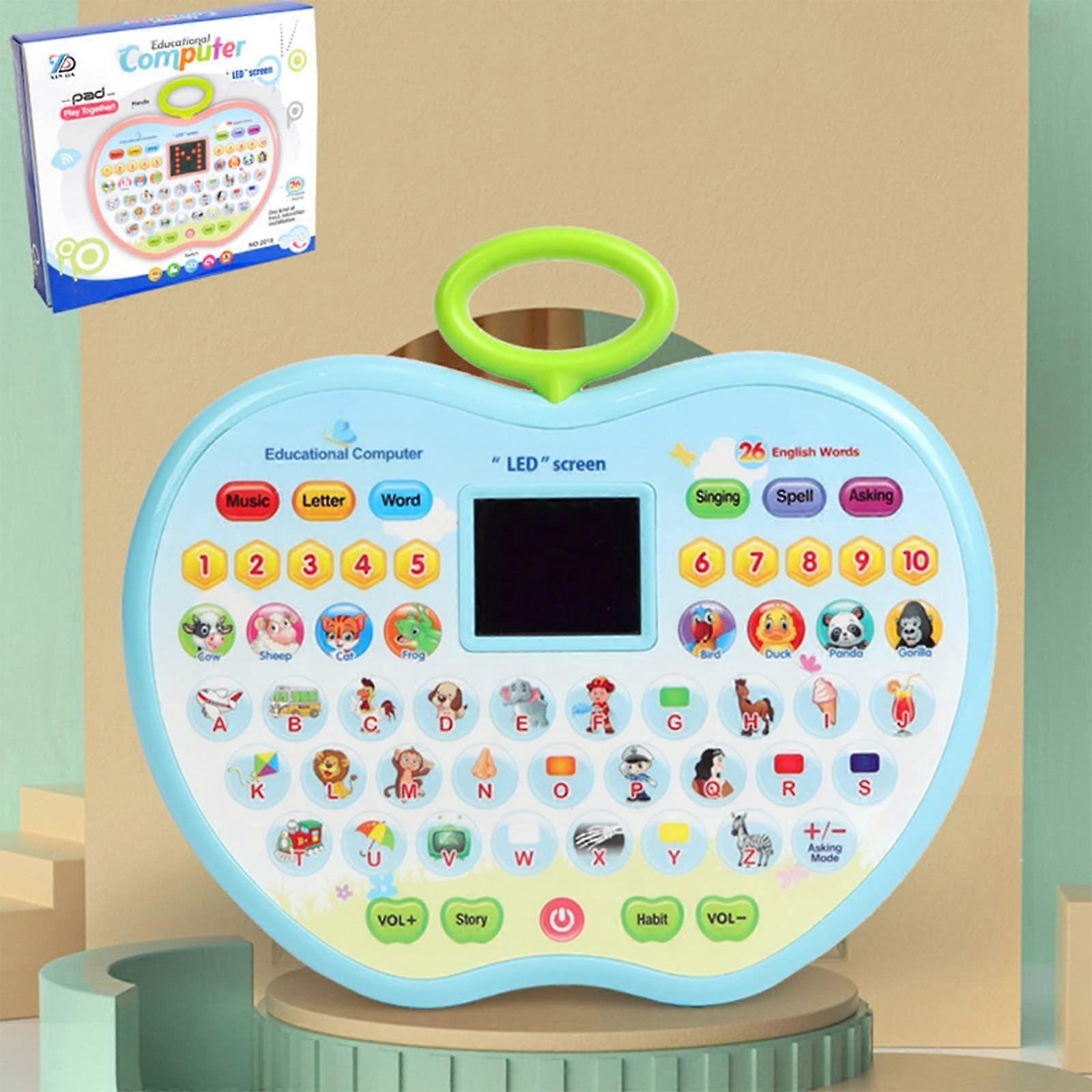 Kids Learning Tablet with Interactive LED Display, Multifunction Modes, Durable Educational Toy for Toddlers