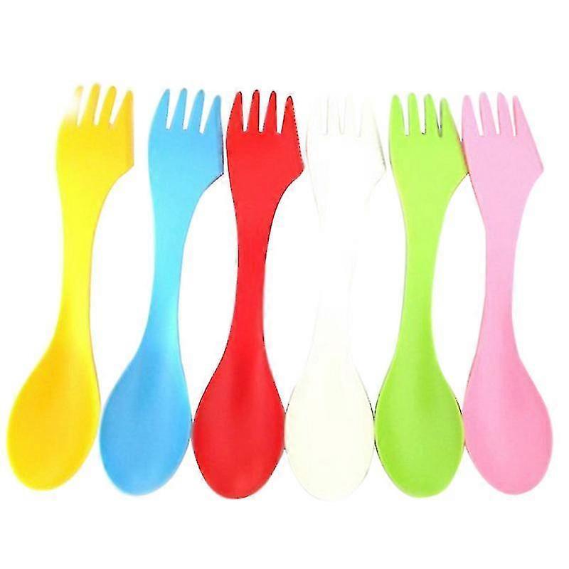 6pc Acrylic Flatware Set Lightweight