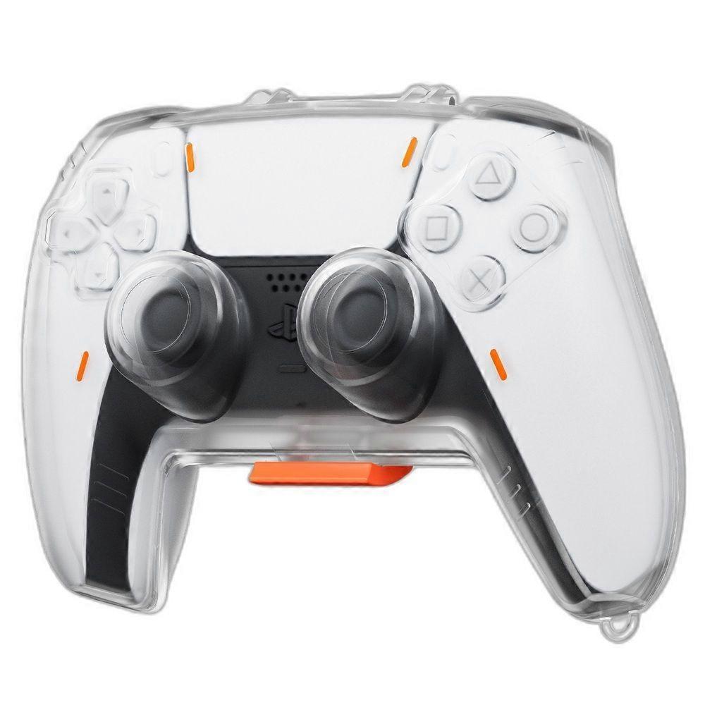 Hard PC Controller Protective Case with Shaped Stick and Button Coverage, Compatible with Sony PS5 PlayStation5